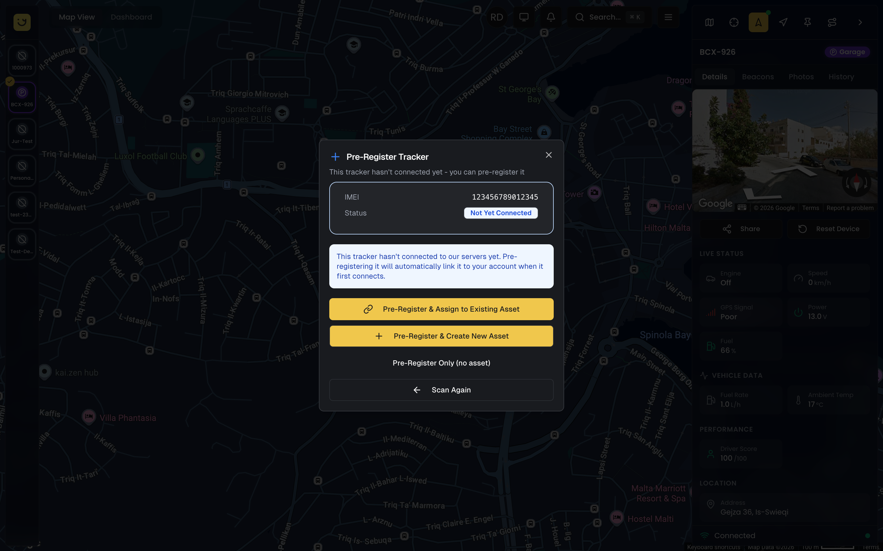 Pre-Register Tracker